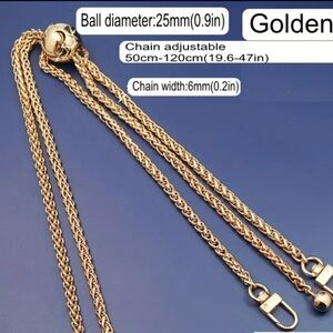 0026. Adjustable Golden Crossbody Chain